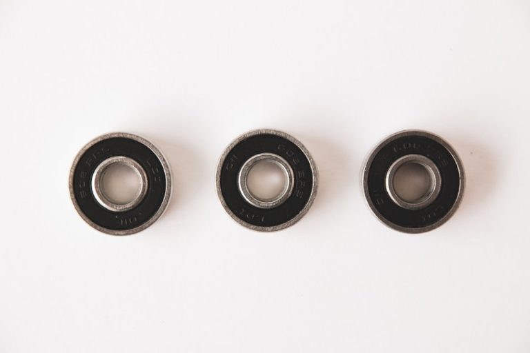 Metal bearings used in longboard wheels