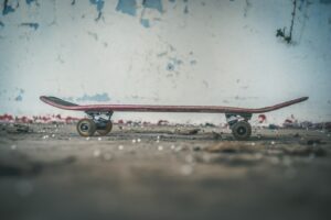 Longboard deck with custom graphics